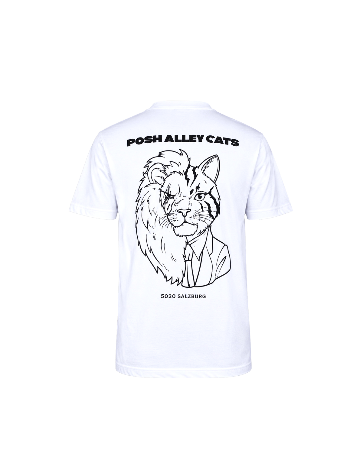 Posh Alley Cat signature back print – Posh Alley Cats T-shirt