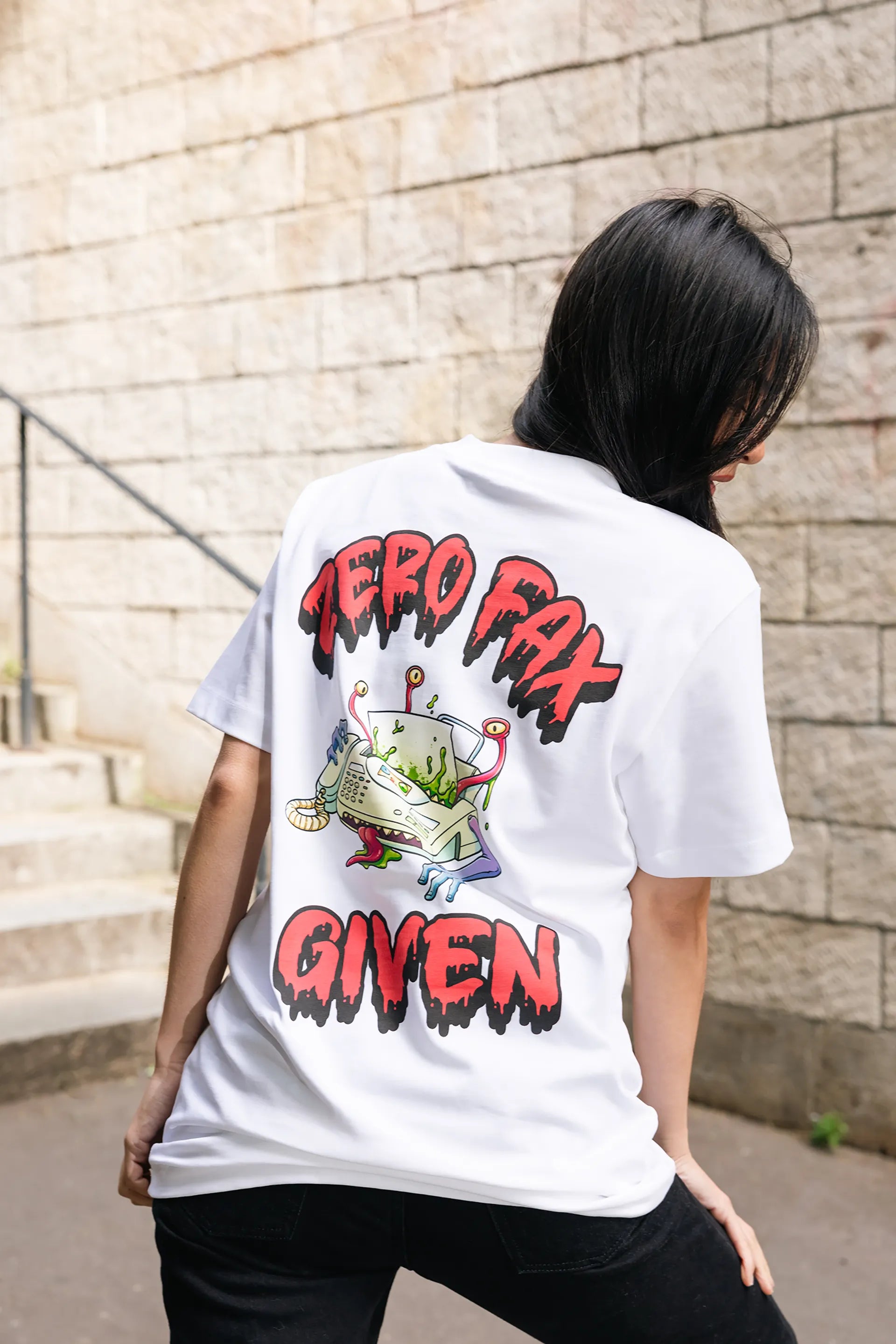 Zero Fax Given Exclusive Graphic Tee | Posh Alley Cats Zero Fax Given Exclusive Graphic Tee | Posh Alley Cats