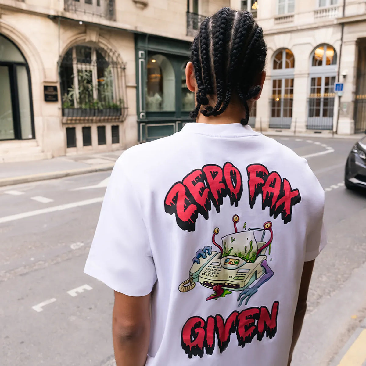 Zero Fax Given Exclusive Graphic Tee | Posh Alley Cats