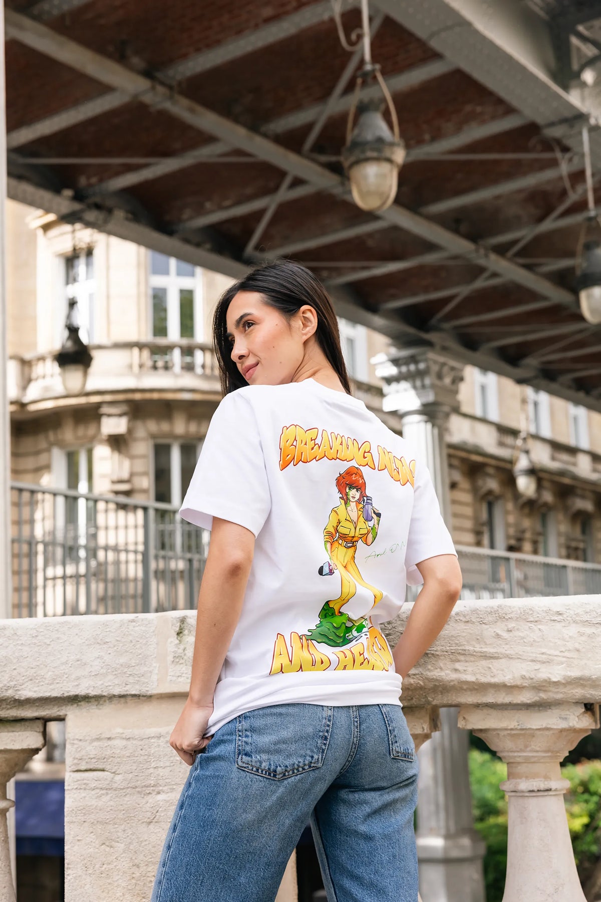 Fertiges Shirt Breaking News and Hearts